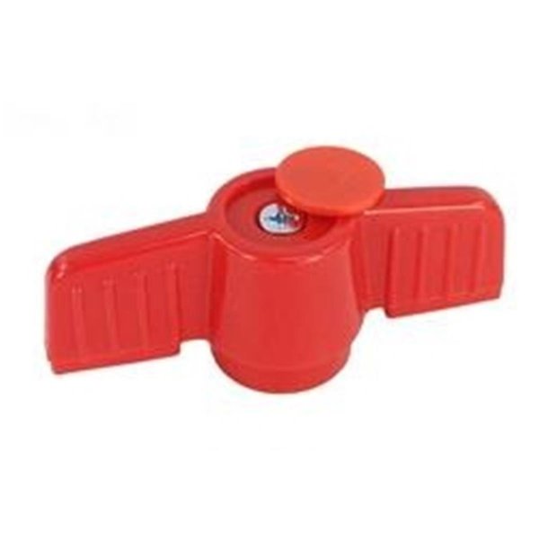 Superjock 1.5 in. Ball Valve Handle PVC; Red SU972499